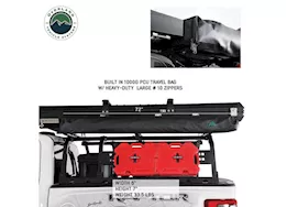 Overland Vehicle Systems Hd nomadic 180 lte - awning, grey body, green trim & black travel cover