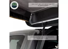 Overland Vehicle Systems Nomadic 270 lte passenger side awning with bracket kit