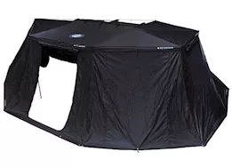 Overland Vehicle Systems Xd nomadic 270-awning wall 1 w/blk out, passenger side, blk body, blk trim w/sto