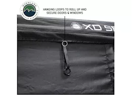 Overland Vehicle Systems Xd nomadic 270-awning wall 1 w/blk out, passenger side, blk body, blk trim w/sto