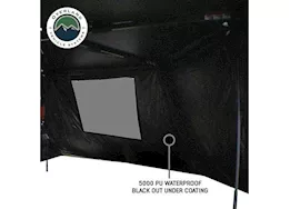 Overland Vehicle Systems Xd nomadic 270-awning wall 1 w/blk out, passenger side, blk body, blk trim w/sto
