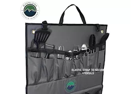 Overland Vehicle Systems Overland kitchen kit - 21 piece cooking and utensil kit, hanging carrying case