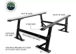 Overland Vehicle Systems Freedom rack systems - 6.5 truck bed, uprights, cross bars and side support bars