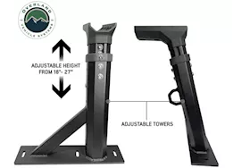 Overland Vehicle Systems Freedom rack systems - 6.5 truck bed, uprights, cross bars and side support bars