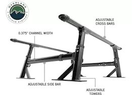 Overland Vehicle Systems Freedom rack systems - 6.5 truck bed, uprights, cross bars and side support bars