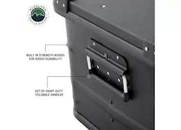 Overland Vehicle Systems Aluminum box storage 53qt - black