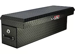 Unique Truck Accessories 47in losidersafe - w/rear bedsafe roller drawer - comm  class - passenger side - black texture