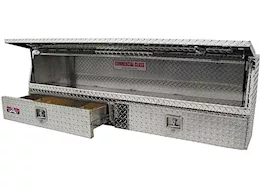 Unique Truck Accessories Brute Contractor TopSider Toolbox w/ Bottom Drawer- 60"L x 13.5"W x 21"H