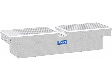 UWS Gull Wing Dual Lid Aluminum Crossover Tool Box - 70"L x 20.25"W x 14.5"H