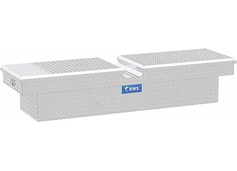UWS Gull Wing Dual Lid Aluminum Crossover Tool Box - 73"L x 20.25"W x 14.5"H