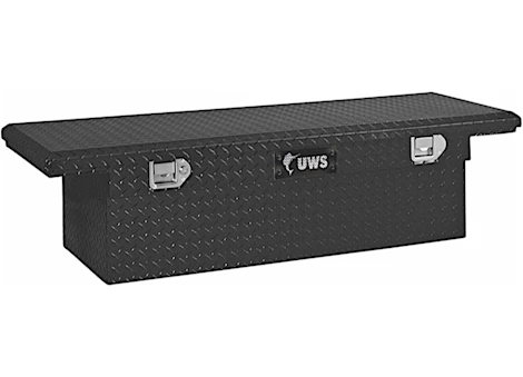 UWS Low Profile Single Lid Aluminum Crossover Tool Box - 55"L x 20.25"W x 14.5"H