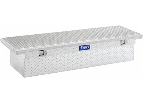 UWS Low Profile Single Lid Aluminum Crossover Tool Box - 61"L x 20.25"W x 14.5"H
