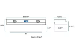 UWS 60" Notched Chest Tool Box | APTBC60N