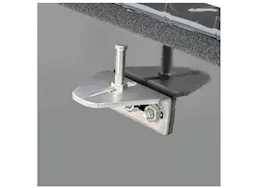 UWS 62" Aluminum Wedge Chest w/ Notched Beveled Insulated Lid, Black | APTBC62WNB