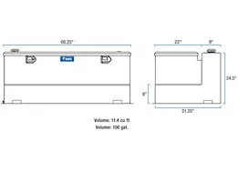 United Welding Services Combo Transfer Tank