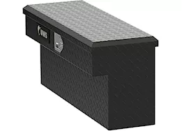 UWS UTV-SM33-MB Matte Black Aluminum UTV Side Toolbox - Polaris Ranger