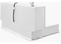 Vector tank pro 92 gal lt-style, white, single