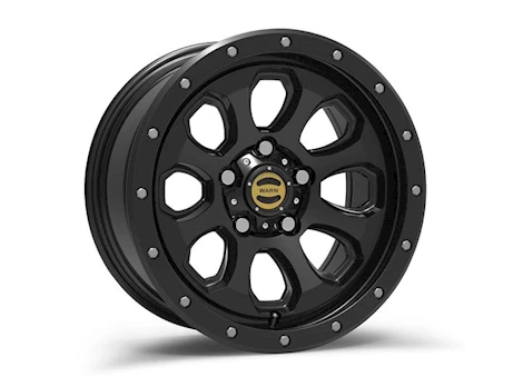 Warn EPIC WHEELS MOONSAULT BLACK 17x8.5 diameter, 5x5 (5x127) bolt pattern, 0 offset