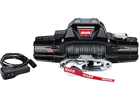 Warn ZEON 12000 LB WINCH COMBO SYNTHETIC & STEEL ROPE, ROLLER & HAWSE FAIRLEAD.