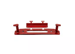 Warn Jl fairlead backing plate red