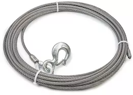 Warn Wire rope assy,7/16 x 75