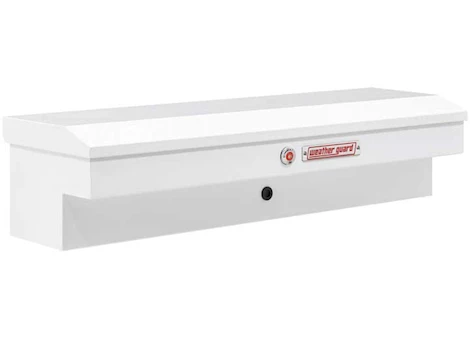 Weatherguard 56in standard profile lo-side box, steel, white, 4.0 cu ft Main Image