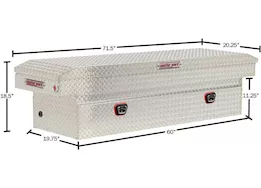 WEATHER GUARD 127-0-04 SADDLE TOOL BOX- 11 CU FT