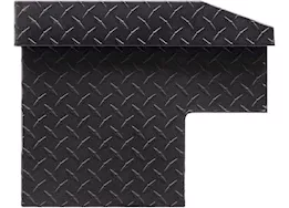 Weatherguard 87in standard profile lo-side box, aluminum, textured matte black, 7.0 cu ft