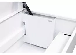 Weatherguard 87in standard profile lo-side box, steel, white, 7.0 cu ft