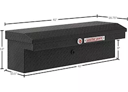 Weather Guard 180-52-04 Lo-Side Tool Box- 3.0 cu ft