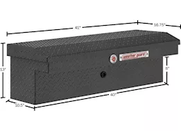 Weather Guard 180-6-04 Lo-Side Tool Box- 3.0 cu ft