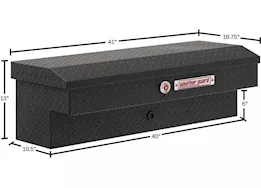 Weather Guard 184-52-04 Lo-Side Tool Box- 3.0 cu ft