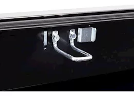 Weatherguard 41in standard profile lo-side box, steel, gloss black, 3.0 cu ft