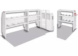 Weather Guard 600-8120R GM Savana Full-Size Commercial Shelving Van Package- 135in WB