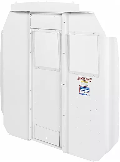 Weatherguard Deep set-back bulkhead, transit mid roof, window