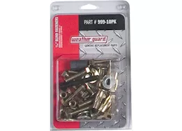 Weather Guard Fasteners for Toolbox