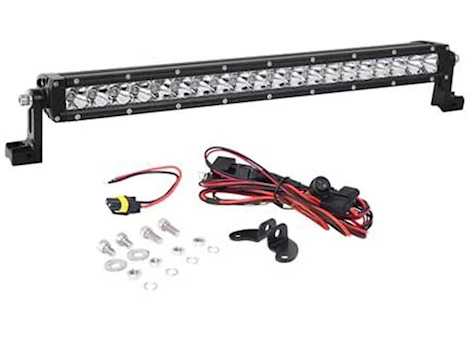 Westin Automotive XTREME LED LIGHT BAR LOW PROFILE SINGLE ROW 20 INCH FLOOD W/5W CREE, BLACK , HARNESS & BRACKETS INCL