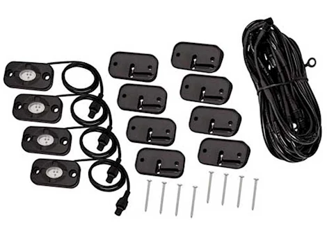 Westin Automotive INCLUDES QTY 4 LIGHTS, 14 FEET 9 INCHES LONG WIRING HARNESS AND SWITCH. BLK LED