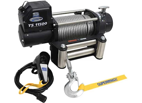 Westin Automotive TIGER SHARK WINCH 11,500 LBS,12 VDC,3/8 IN X 84 FT STEELROPE