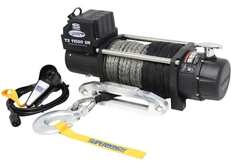 Westin Automotive TIGER SHARK WINCH 11,500 LBS, 12 VDC,3/8 IN X 80 FT SYN ROPE