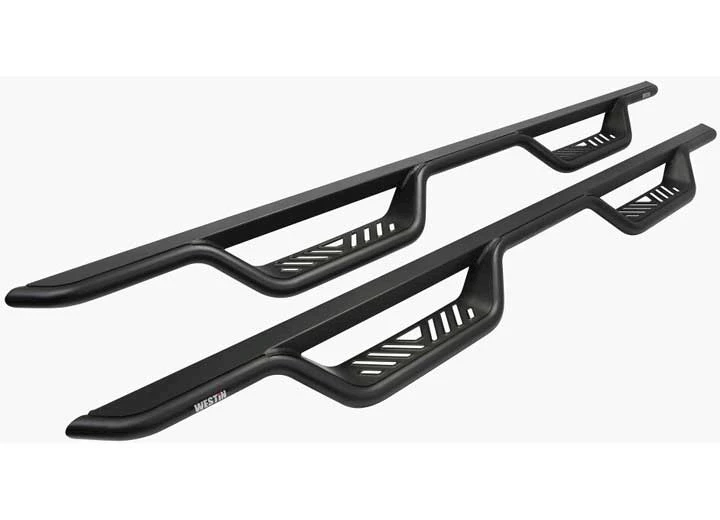 Westin Automotive 04-13 silverado/sierra 1500/01-19 2500/3500 crew cab drop nerf step bars txtd black Main Image