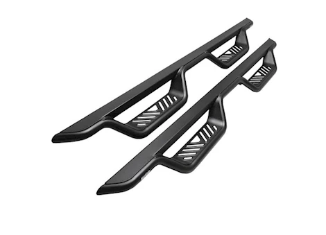 Westin Automotive 07-21 TUNDRA DOUBLE CAB OUTLAW DROP NERF STEP BARS TEXTURED BLACK