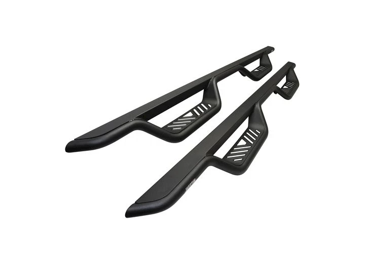 Westin Automotive 14-18 silv/sierra 1500/15-19 silv/sierra 2500/3500(no diesel)crew cab outlaw drop nerf bars txt blk Main Image