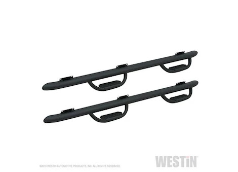 Westin Automotive 18-C WRANGLER JL UNLIMITED 4DR GENX OVAL DROP NERF STEP BARS TEXTURED BLACK