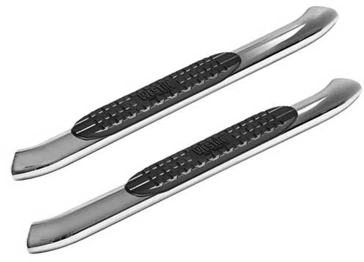 Westin Automotive 18-c wrangler jl 2dr pro traxx 4 oval nerf step bars stainless steel Main Image