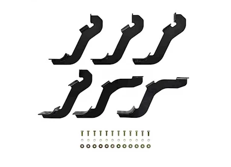 Westin Automotive 19-c ranger supercrew black premier oval nerf step bar mount kit Main Image