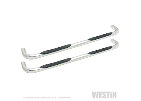Westin E-Series 3-inch Round Nerf Bars - For SuperCrew Main Image