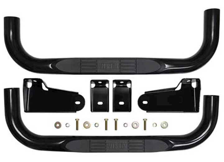 Westin Automotive 19-C SILVERADO/SIERRA 1500 REGULAR CAB E-SERIES 3 NERF STEP BARS BLACK