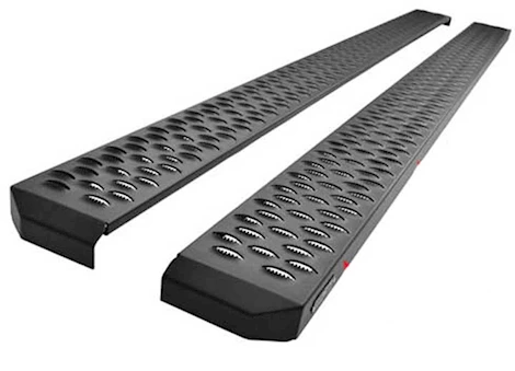 Westin Automotive TEXTURED BLACK RUNNING BOARDS 90 INCHES TEXTURED BLACK GRATE STEPS RUNNING BOARD (BRKT SOLD SEP)