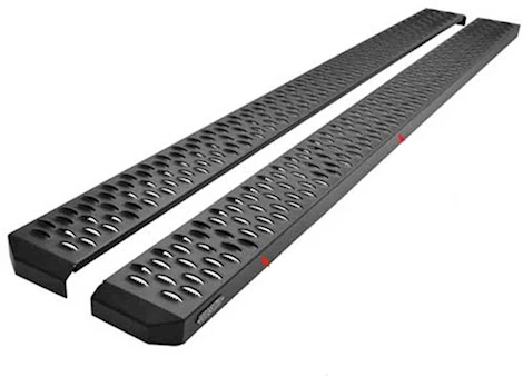 Westin Automotive TEXTURED BLACK RUNNING BOARDS 83 INCHES TEXTURED BLACK GRATE STEPS RUNNING BOARD (BRKT SOLD SEP)